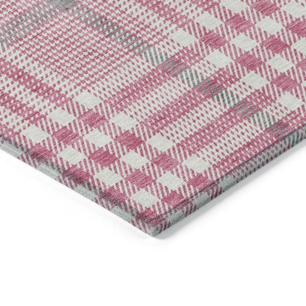 Chantille Machine Washable Indoor/Outdoor Abstract ACN1054 Blush 9 ft. x 12 ft. Area Rug