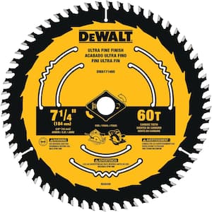 7-1/4 in. 60-Tooth Tungsten Carbide Circular Saw Blades (10-Pack)