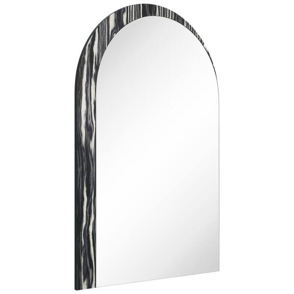 新品24-25NOVEMBER ARTISVE152cm Maxax Curved Elegance 24-in W x 36-in H Arch Vintage Black Framed