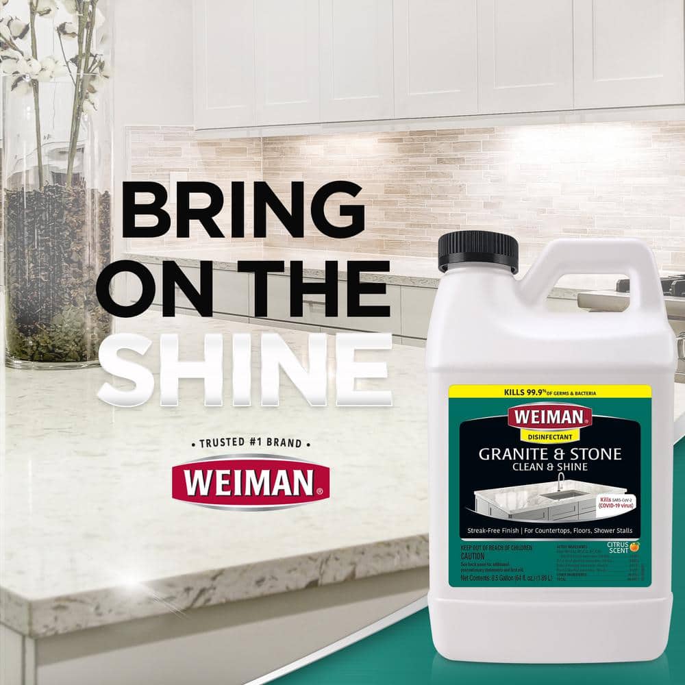 Weiman 64 Oz Granite and Stone Cleaner and Polish Refill