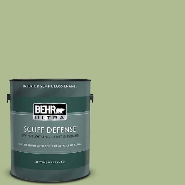 BEHR ULTRA 1 gal. #M370-4 Chervil Leaves Extra Durable Semi-Gloss Enamel Interior Paint & Primer