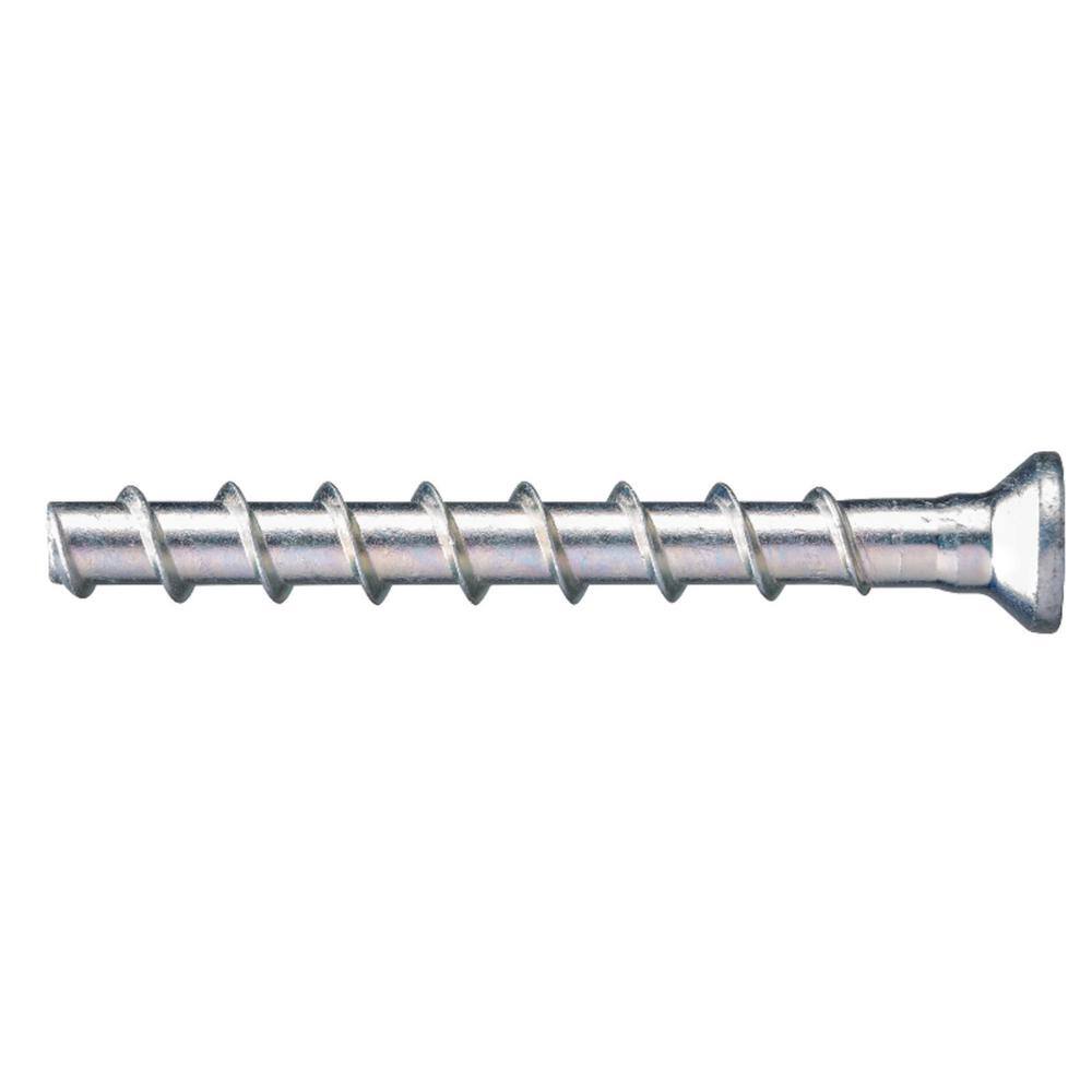 Hilti 3/8 in. x 3 in. Kwik Hus EZ Countersunk Screw Anchor for Concrete