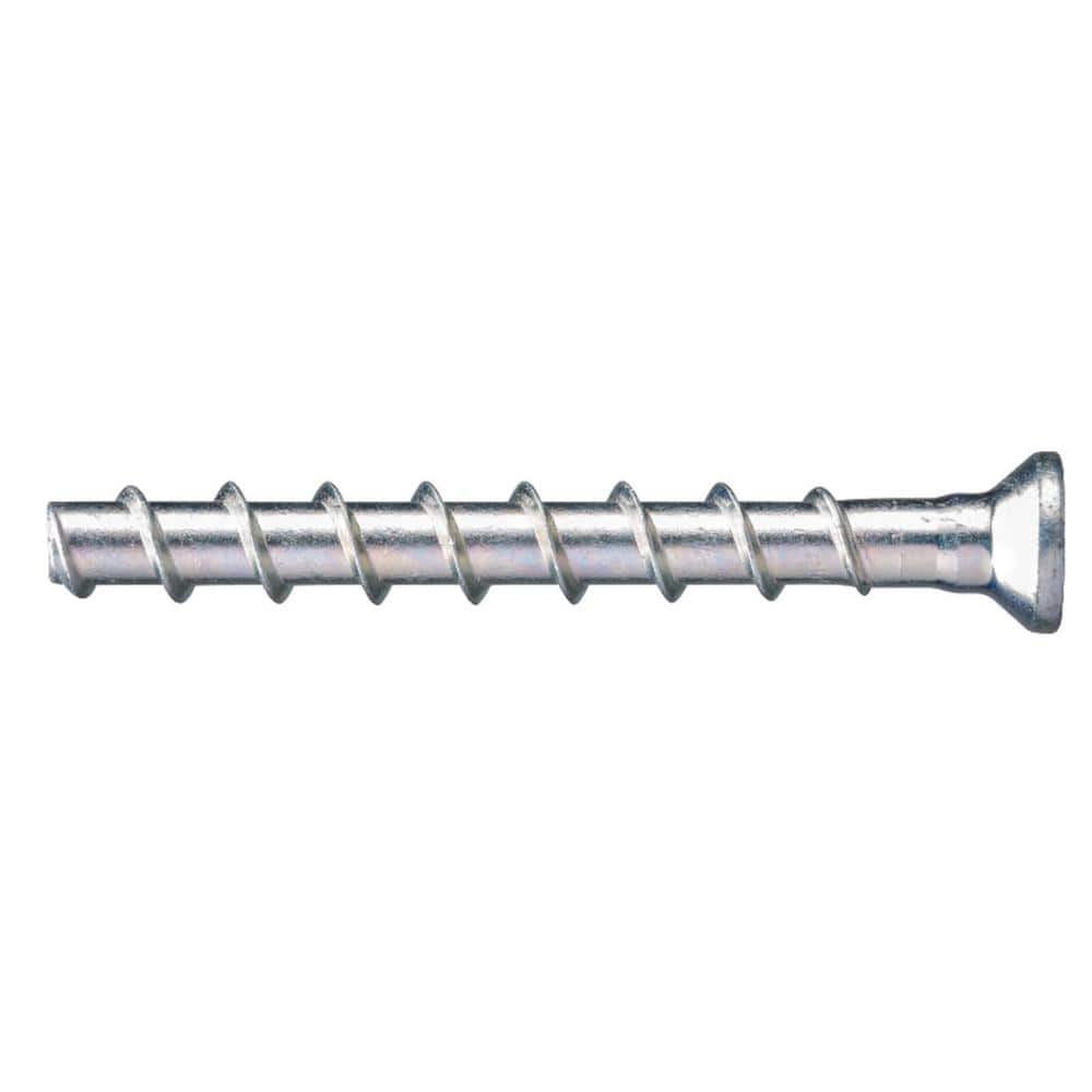 Hilti 3/8 in. x 4 in. Kwik Hus EZ Countersunk Screw Anchor for Concrete