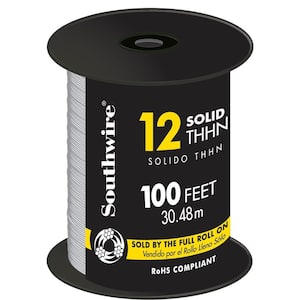 Southwire 2,500 ft. 10 Green/Yellow Stranded CU THHN Wire 66311203 - The  Home Depot