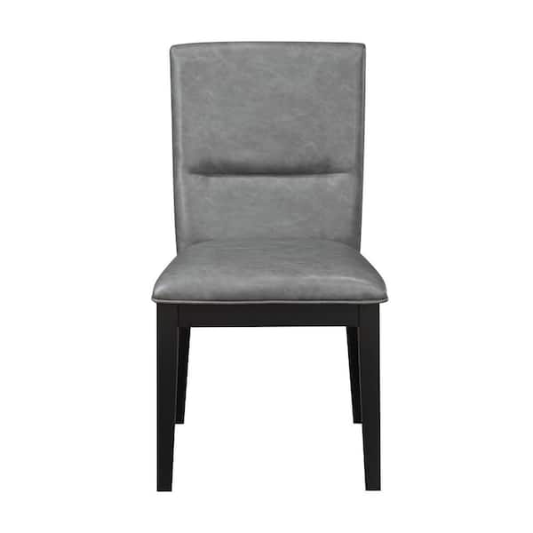 Steve Silver Amy Gray Upholstered Side Chair Set of 2