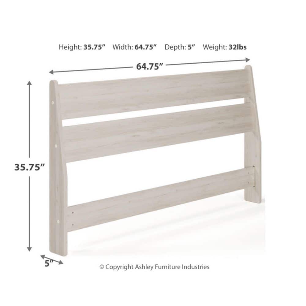 Natural Oak Grain Full Panel Headboard
