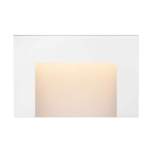 HINKLEY Taper Low-Voltage Satin White Integrated LED Horizontal Stair Light