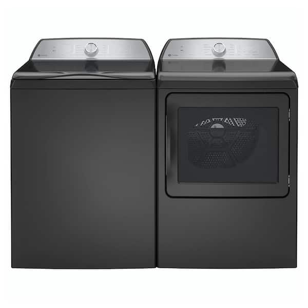 GE Profile 7.4 cu. ft. Smart Gas Dryer in Diamond Gray with