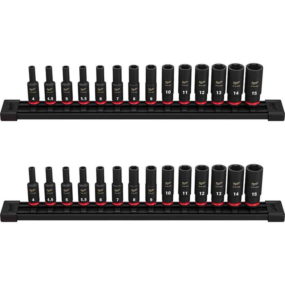 SHOCKWAVE 1/4 in. Drive Metric Deep Well 6 Point Impact Socket Set (28-Piece) price history on PriceWatchPro