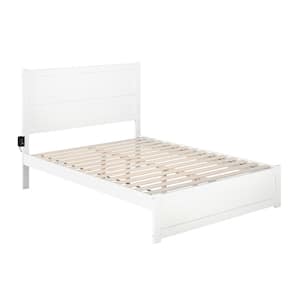 NoHo White Queen Bed with Footboard