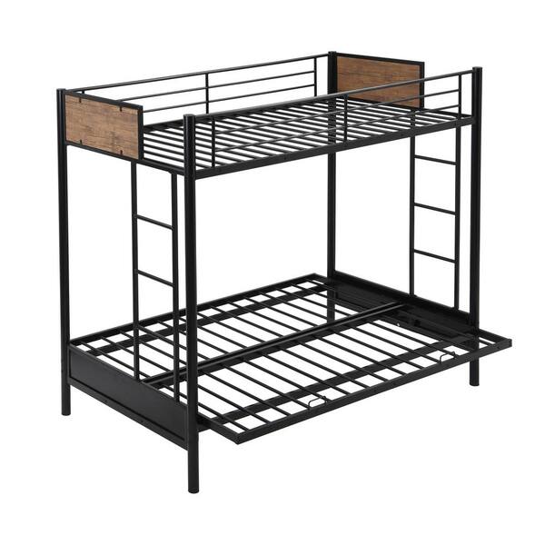 Eer Rustic Black Twin Over Full, Acme Eclipse Twin Over Full Futon Bunk Bed Assembly Instructions