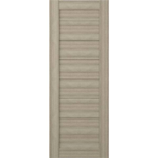 Belldinni Ermi 24 in. x 84 in. No Bore Shambor Prefinished Solid Composite Core Wood Interior Door Slab