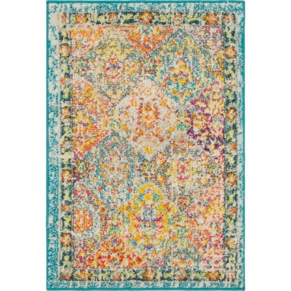 Unique Loom Penrose Blake Multi 2 ft. 2 in. x 3 ft. Area Rug 3143418