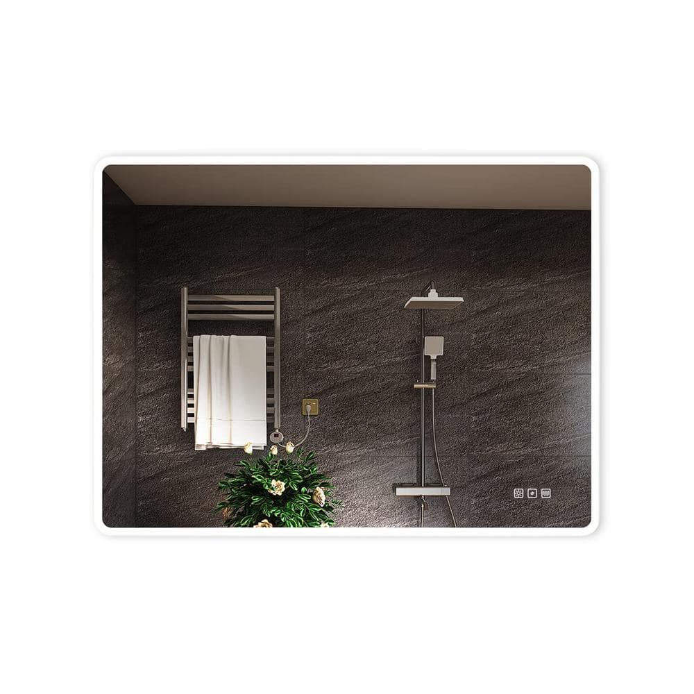 KINWELL KINWELL LED bathroom wall mounted mirror 40-in W good x 32-in H LED mirror