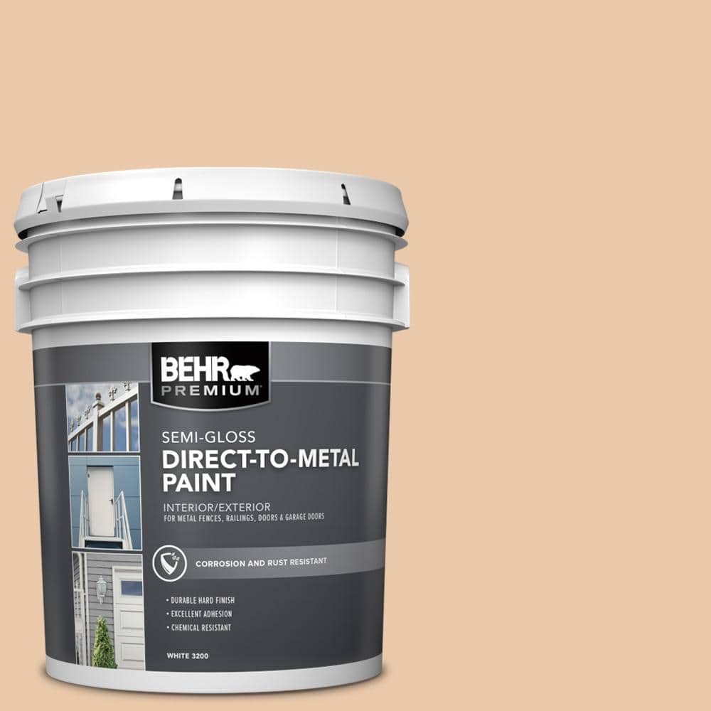 5 gal. #S250-2 Almond Biscuit Semi-Gloss Direct to Metal Interior/Exterior Paint price history on PriceWatchPro