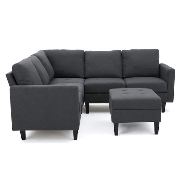 6 Pcs Upholstery Patch Sofa Couch approx. 30 x 20 cm/ 12 x 8 inches, Black