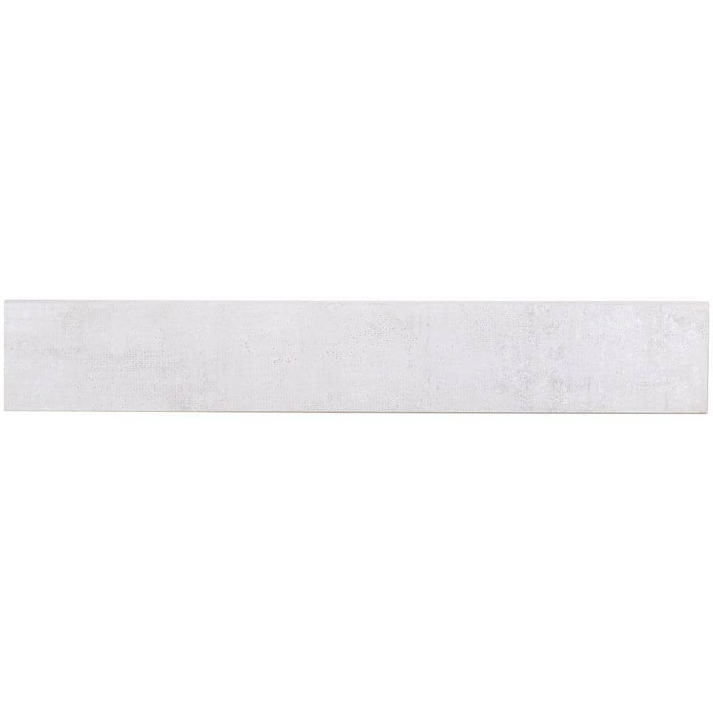 Marken Light Gray 4 in. x 24 in. Matte Porcelain Bullnose Tile price history on PriceWatchPro