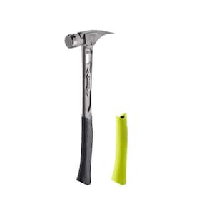 15 oz. TiBone Milled Face with Curved Handle with Yellow Replacement Grip (2-Piece)