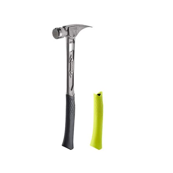 Stiletto 15 oz. TiBone Milled Face with Curved Handle with Yellow Replacement Grip (2-Piece)