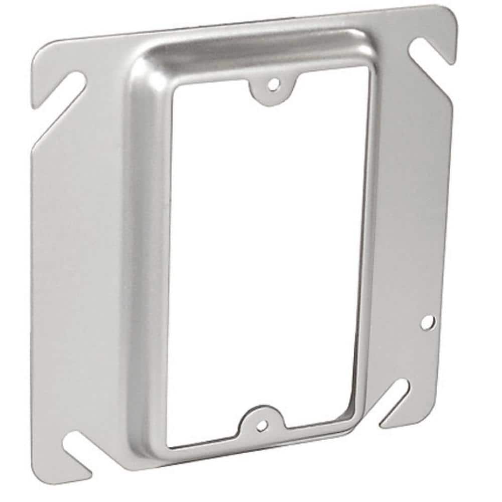 4 in. W Steel Metallic 1-Gang Single-Device Square Cover, 1/2 in. Raised (1-Pack) price history on PriceWatchPro