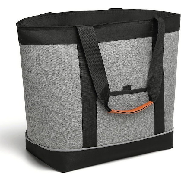 42 qt. Insulated Cooler Bag Large Reusable Grocery Tote for Women Hot Cold Food Transport Delivery Travel Picnic