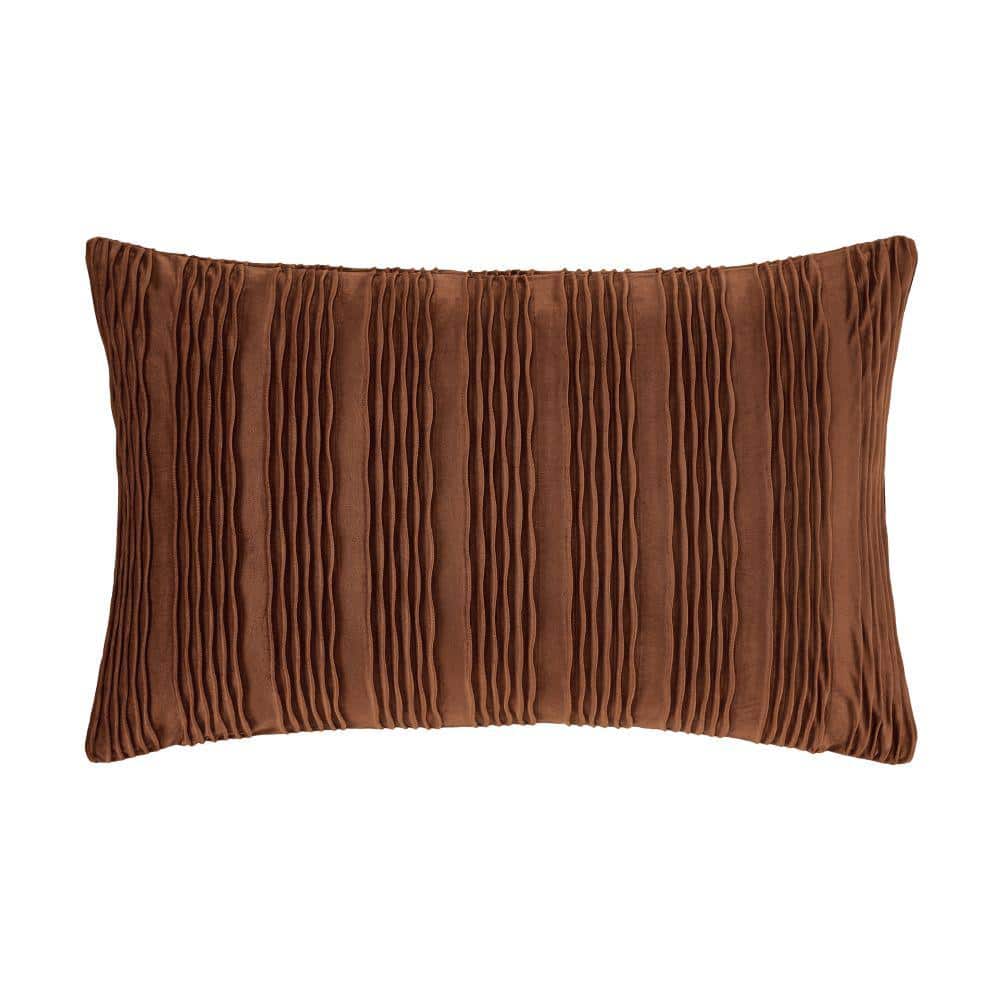 Toulhouse Wave Polyester Lumbar Decorative Throw Pillow Cover