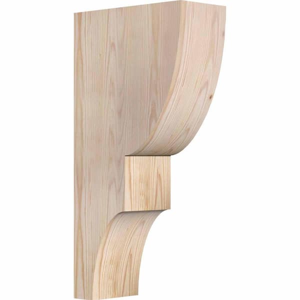 Ekena Millwork 5-1/2 in. x 12 in. x 24 in. Douglas Fir Ridgewood Smooth Corbel
