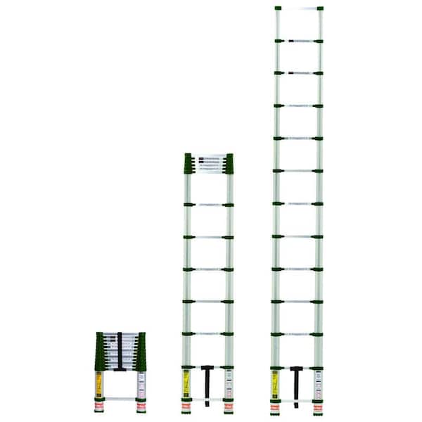 XTEND + CLIMB 12.5 ft. Telescoping Aluminum Extension Ladder with 300 lbs. Load Capacity Type 1A Duty Rating