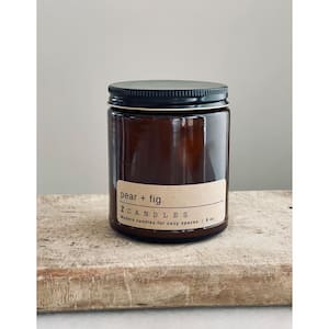 Pear Plus Fig, Amber Jar Candle 8 oz.