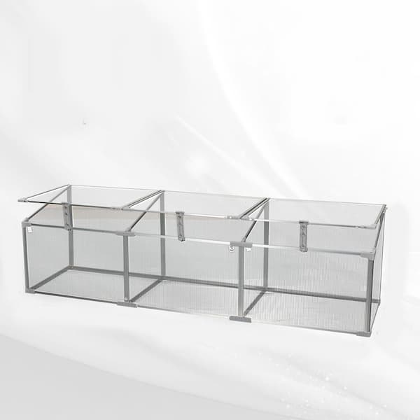 Tunearary 5.91 ft. x1.67 ft. x1.67 ft. Portable Mini Greenhouse Cloche Kits Outdoor Seed Starter