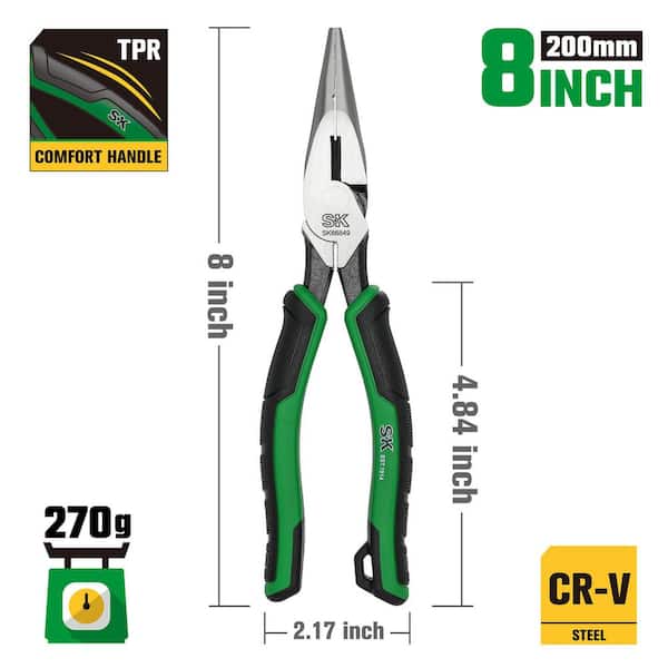 21AW NH . ODE STYLE PS / S-PLIER 新品　小物 SK SK02104 8 in. Long Nose Plier SK02104 - The Home Depot