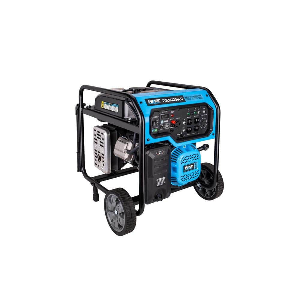 Pulsar 9000W Dual Fuel Open Frame Generator with Electric and