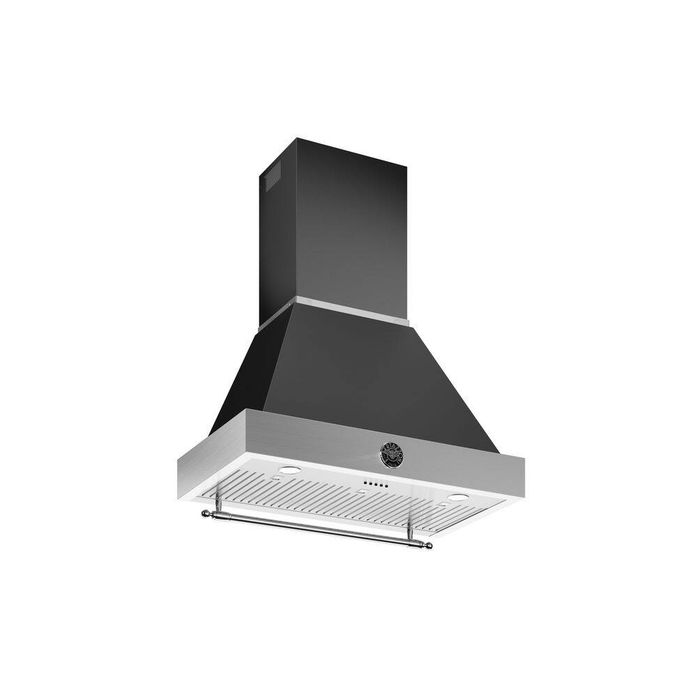 Bertazzoni 36 in. Range Hood Canopy for K36HERTX in Matte Black
