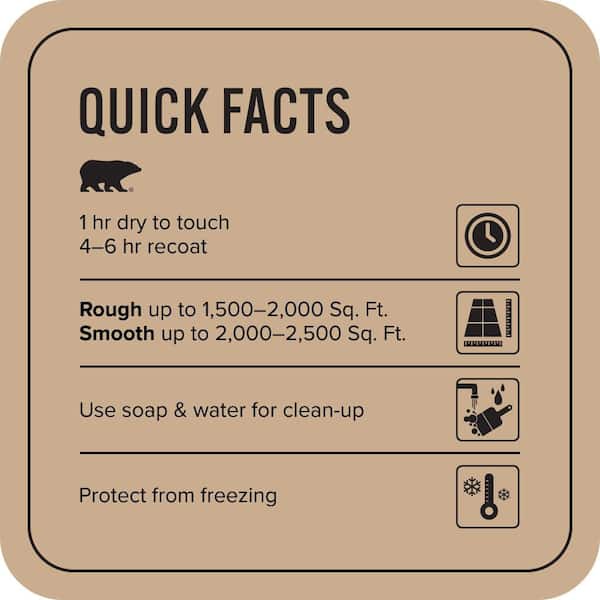 5 Gal. #PFC-23 Tan Self-Priming 1-Part Epoxy Satin Interior/Exterior Concrete and Garage Floor Paint