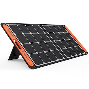 SolarSaga 100-Watt Portable Solar Panel for Explorer 290/550/880/1000/1500 Power Station with built-in 2 USB Outputs