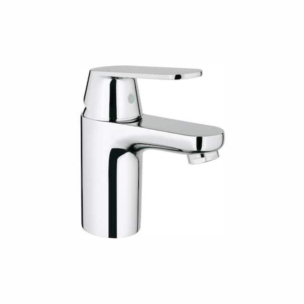 GROHE Eurosmart Cosmopolitan Single Hole Single-Handle Low-Arc Bathroom Faucet in StarLight Chrome