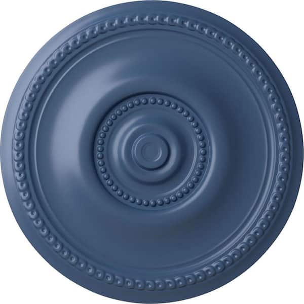 Ekena Millwork 20-5/8" x 1-3/8" Raynor Urethane Ceiling Medallion (Fits Canopies upto 6"), Hand-Painted Americana