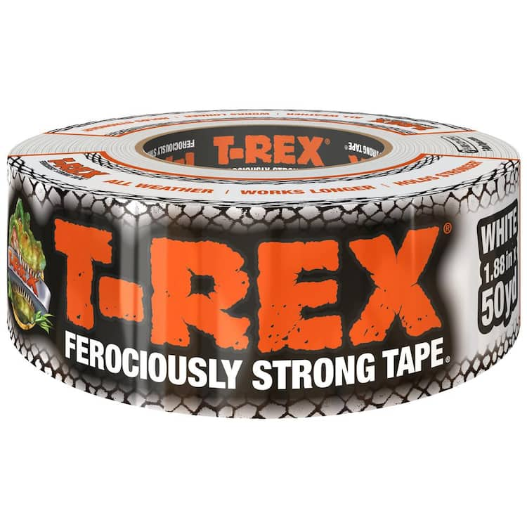 T-REX 1.88 in. x 50 yds. White Duct Tape