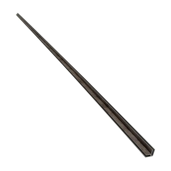 PALISADE Ashen Slate 94 in. Vinyl Backsplash Accessory Inside Corner Trim (5-Pack)