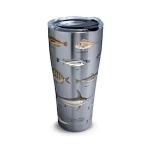 Saltwater Fish 30 oz. Stainless Steel Tumbler with Lid