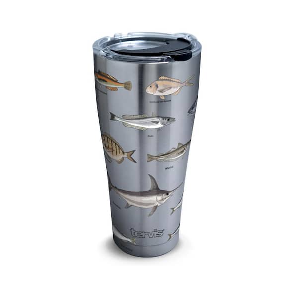 Tervis Saltwater Fish 30 oz. Stainless Steel Tumbler with Lid 1358336 - The  Home Depot