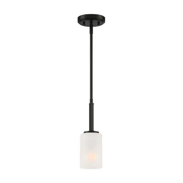 Carmine 1 -Light Matte Black Pendant