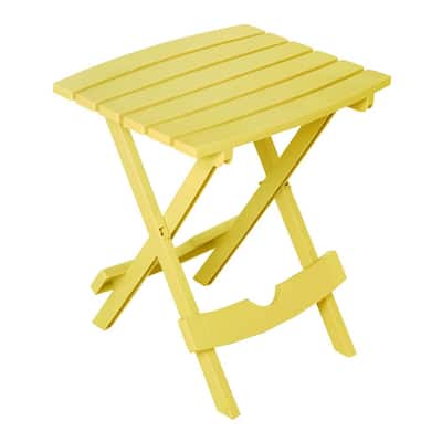 Folding Resin Outdoor Side Tables, Plastic Folding Patio Side Tables