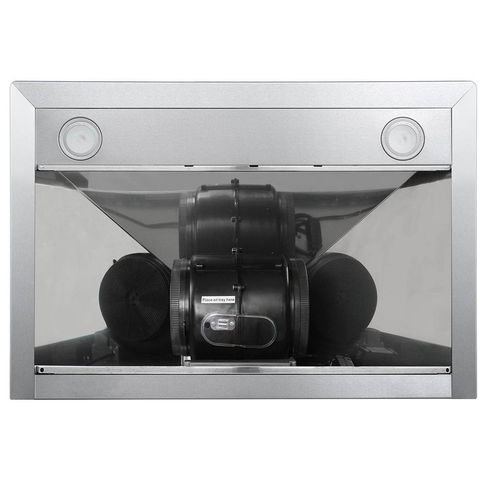 30-Inch Stainless Steel Convertible Wall Mount Range Hood