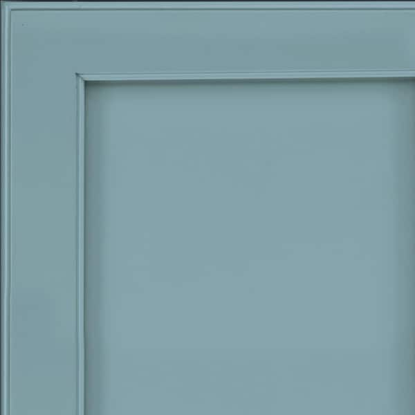 Geneva 7 5/16 in. W x 3/4 in. D x 7 5/16 in. H Quarter Cabinet Door Sample in Caribbean