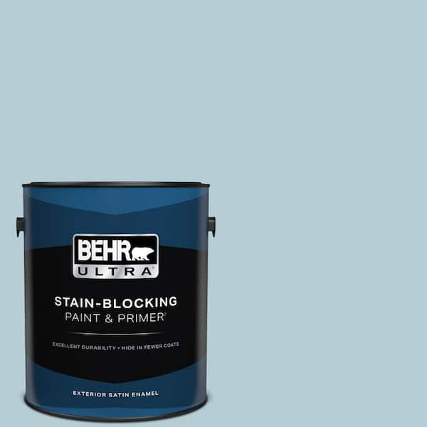 BEHR ULTRA 1 gal. #530E-3 Sonata Satin Enamel Exterior Paint & Primer