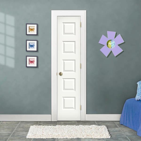 18 in. x 80 in. Rockport Primed Smooth Molded Composite MDF Interior Door Slab