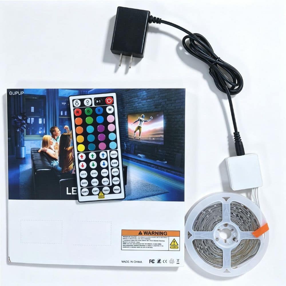 50 ft. Smart Plug-In Dimmable Cuttable Color Changing Integrated LED Strip Light w/ 44 Keys Remote and Smart APP Control