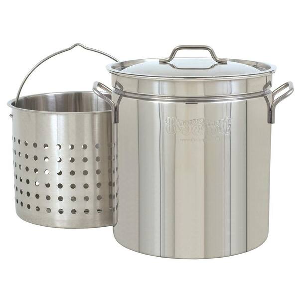 Bayou Classic 36 qt. Steam Boil Fry Stockpot