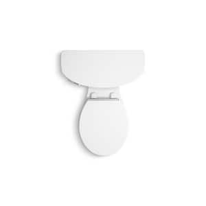 Cimarron 12 in. Rough In 2-Piece 1.28 GPF Single Flush Round Toilet in White Seat Included